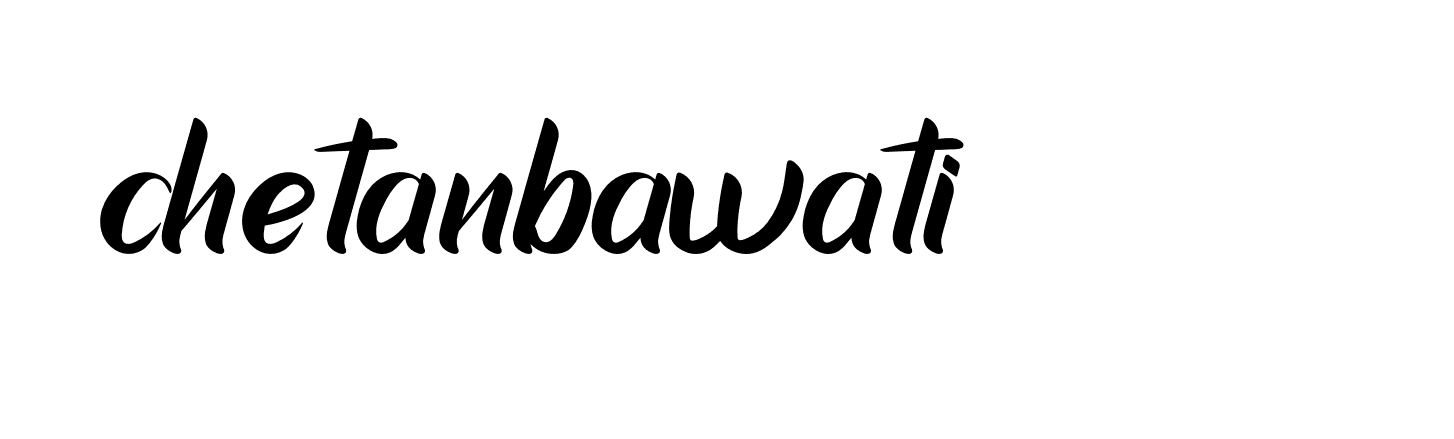 Signature of chetanbawati