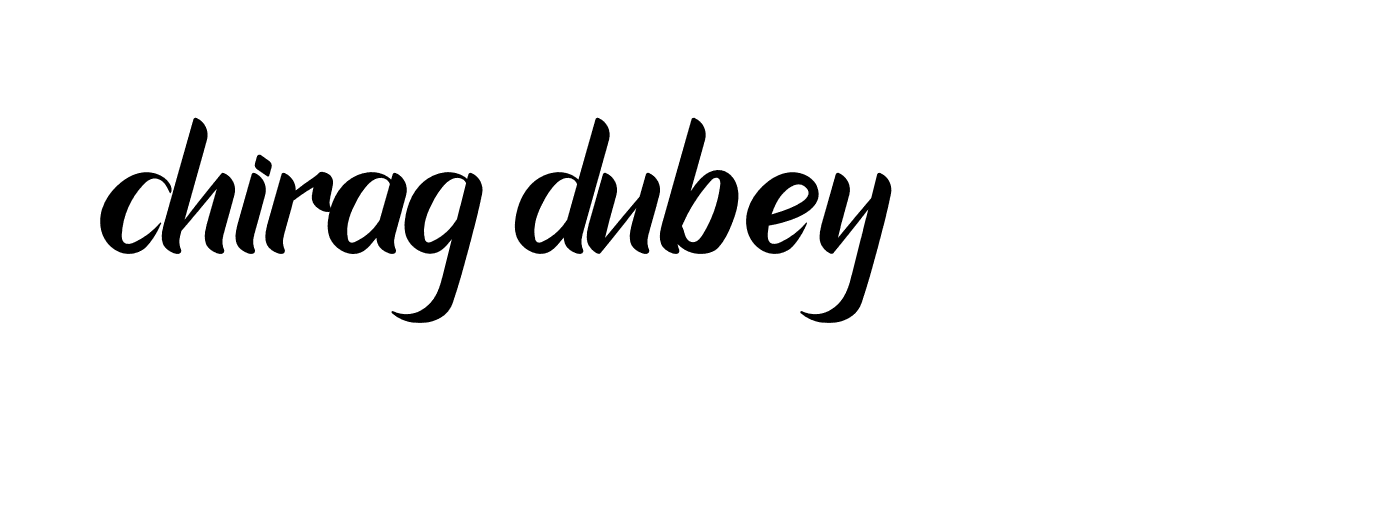 Signature of chirag-dubey