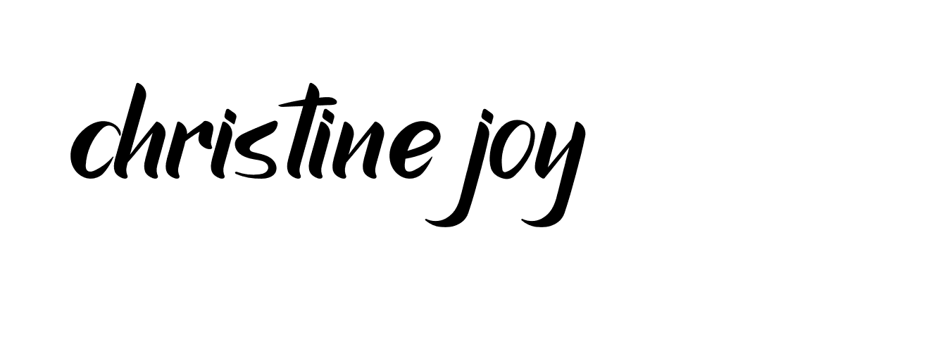 Signature of christine-joy