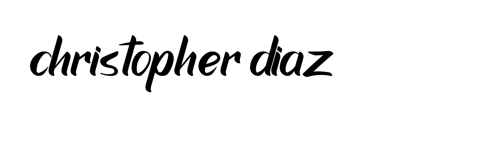 Signature of christopher-diaz