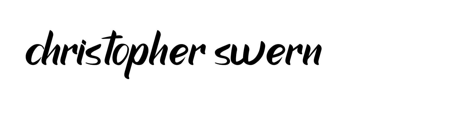 Signature of christopher-swern