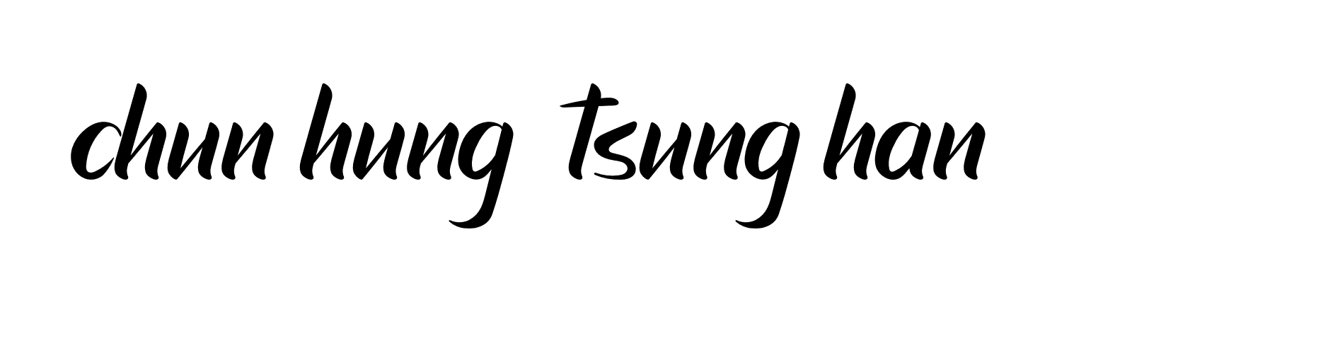 Signature of chun-hung--tsung-han