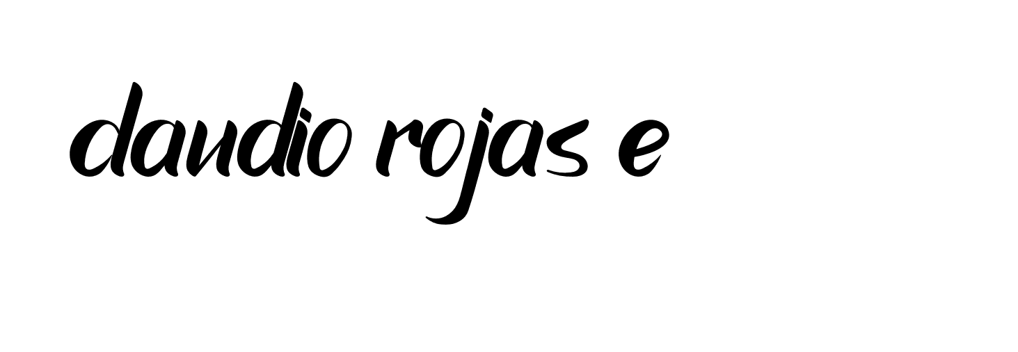 Signature of claudio-rojas-e