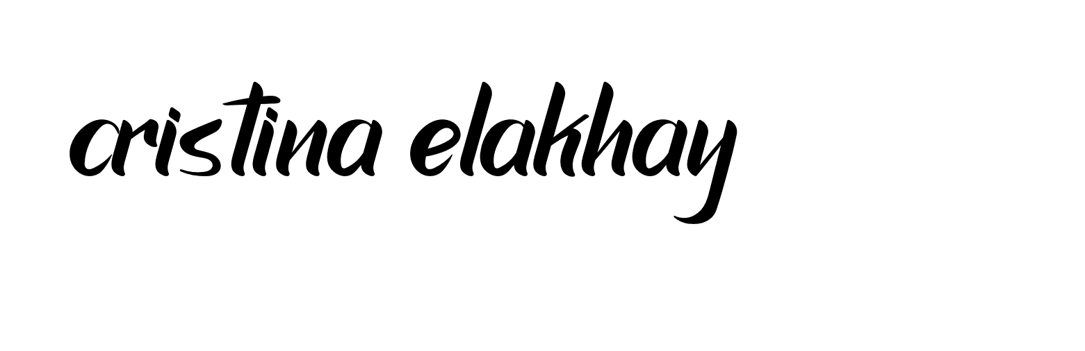 Signature of cristina-elakhay