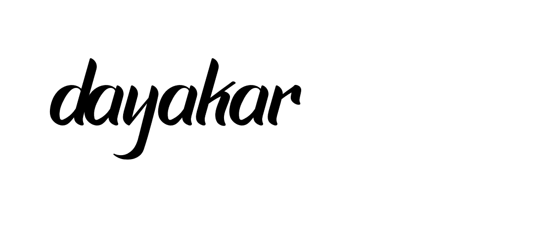 Signature of dayakar