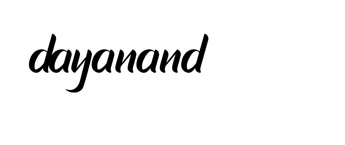 Signature of dayanand