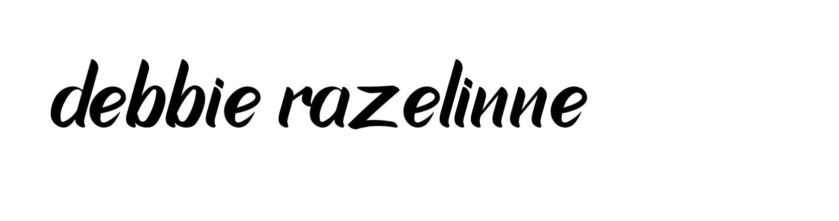 Signature of debbie-razelinne