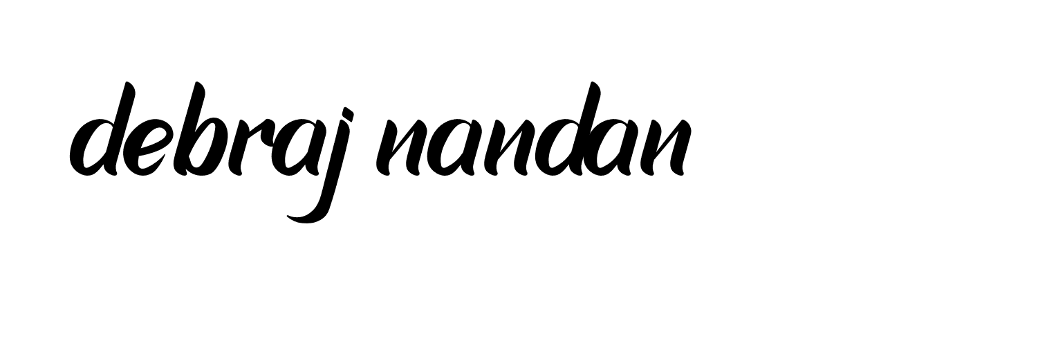 Signature of debraj-nandan