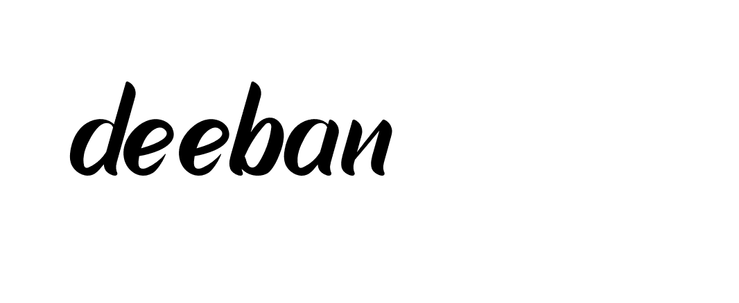 Signature of deeban