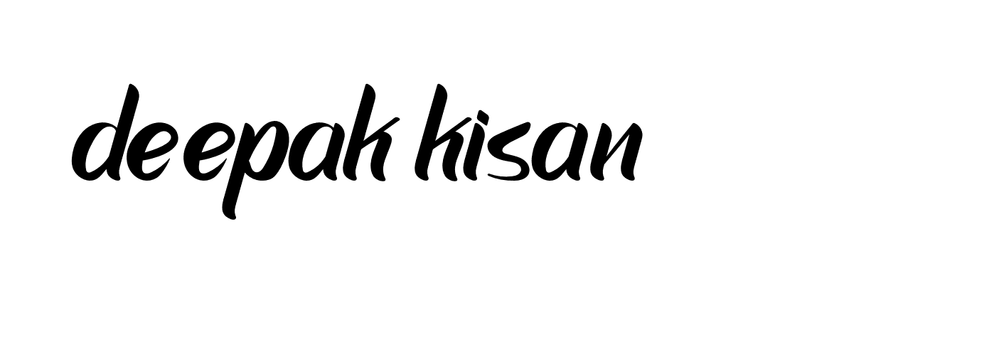 Signature of deepak-kisan