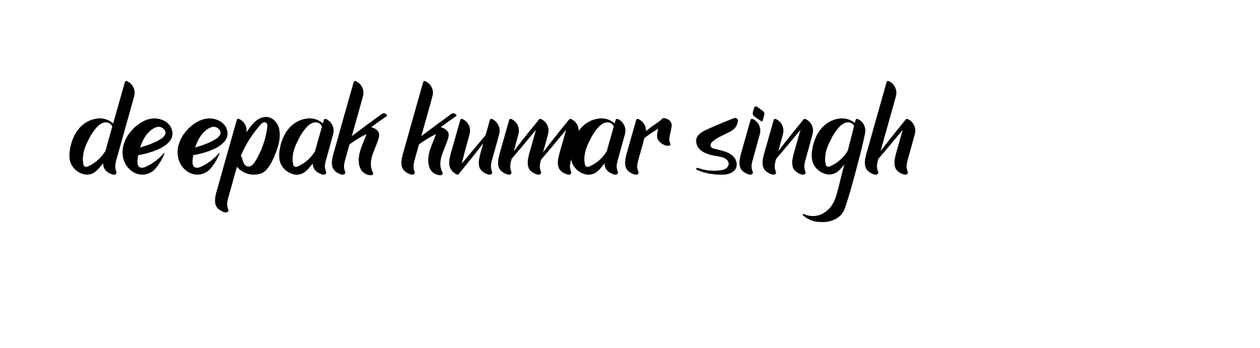 Signature of deepak-kumar-singh