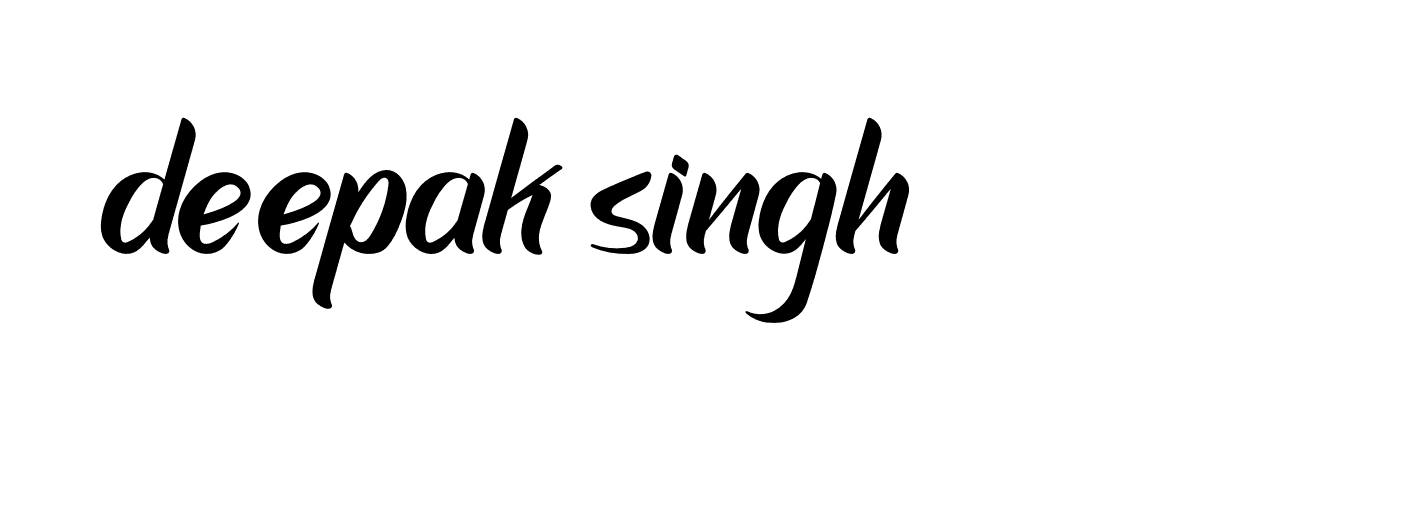 Signature of deepak-singh