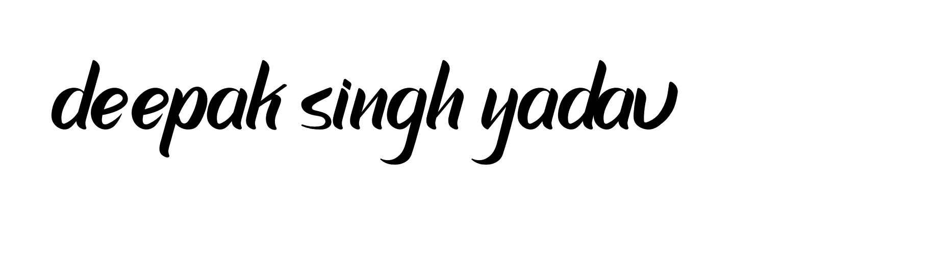 Signature of deepak-singh-yadav