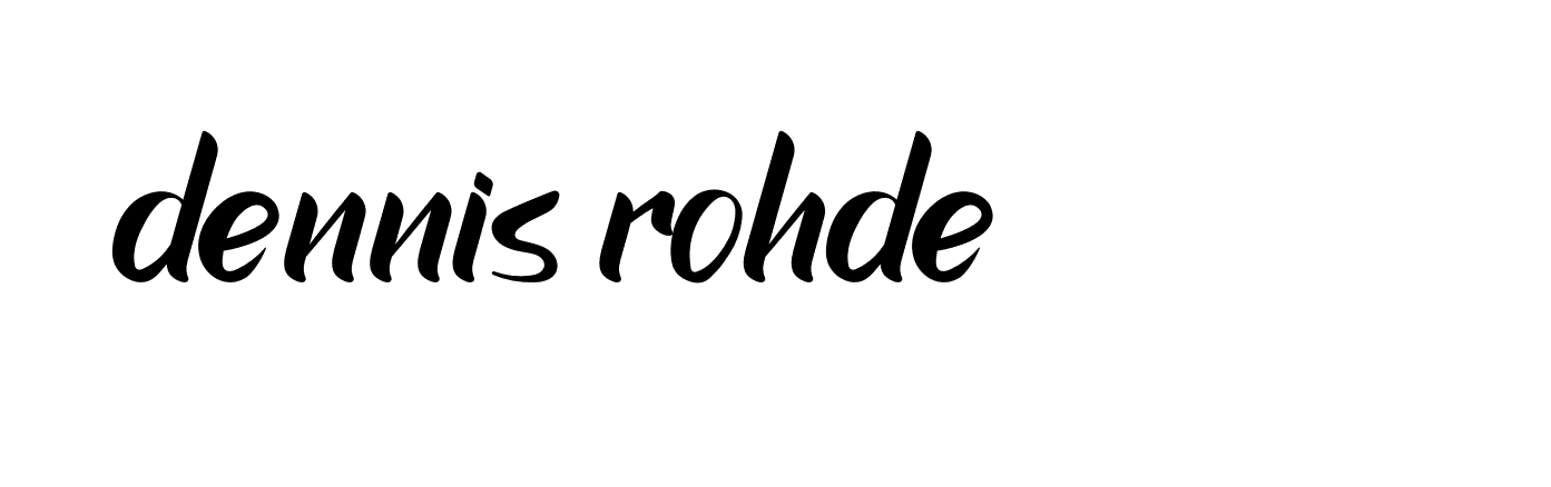 Signature of dennis-rohde