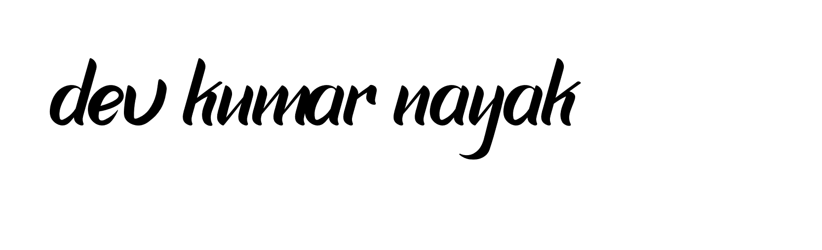 Signature of dev-kumar-nayak