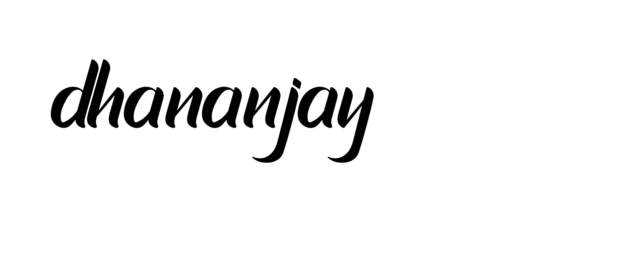 Signature of dhananjay