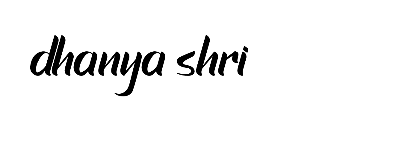 Signature of dhanya-shri