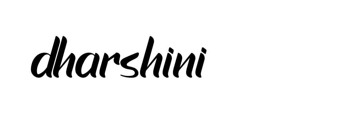 Signature of dharshini