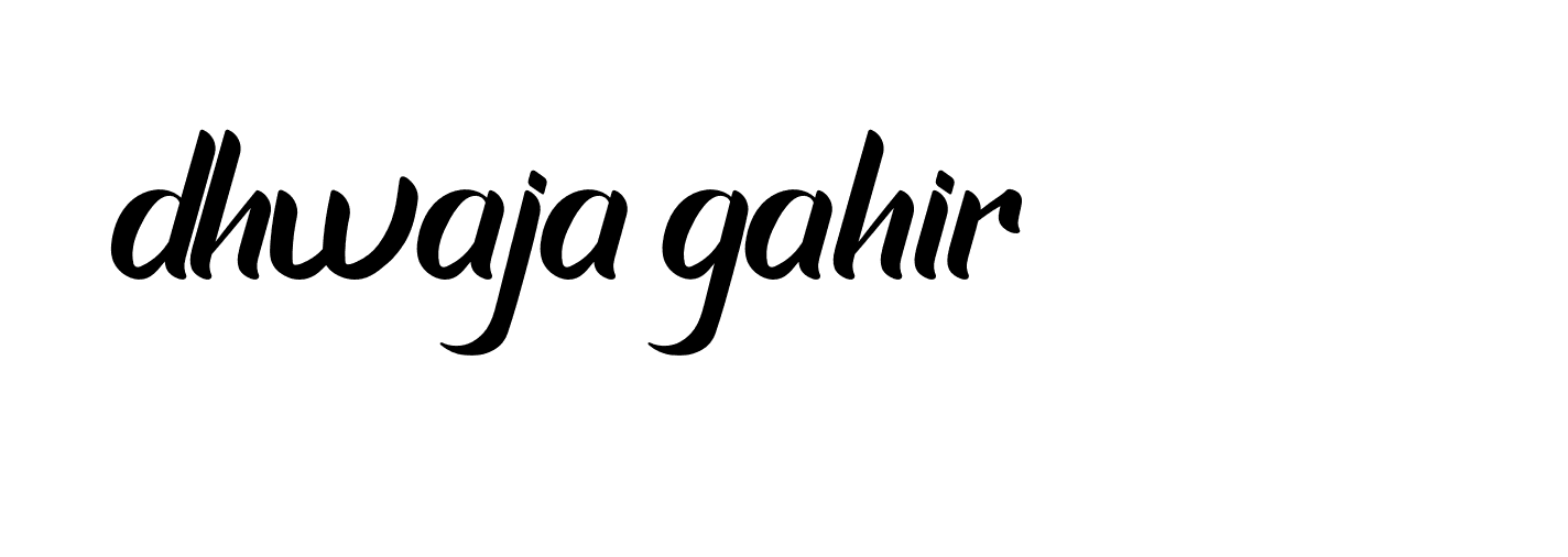 Signature of dhwaja-gahir