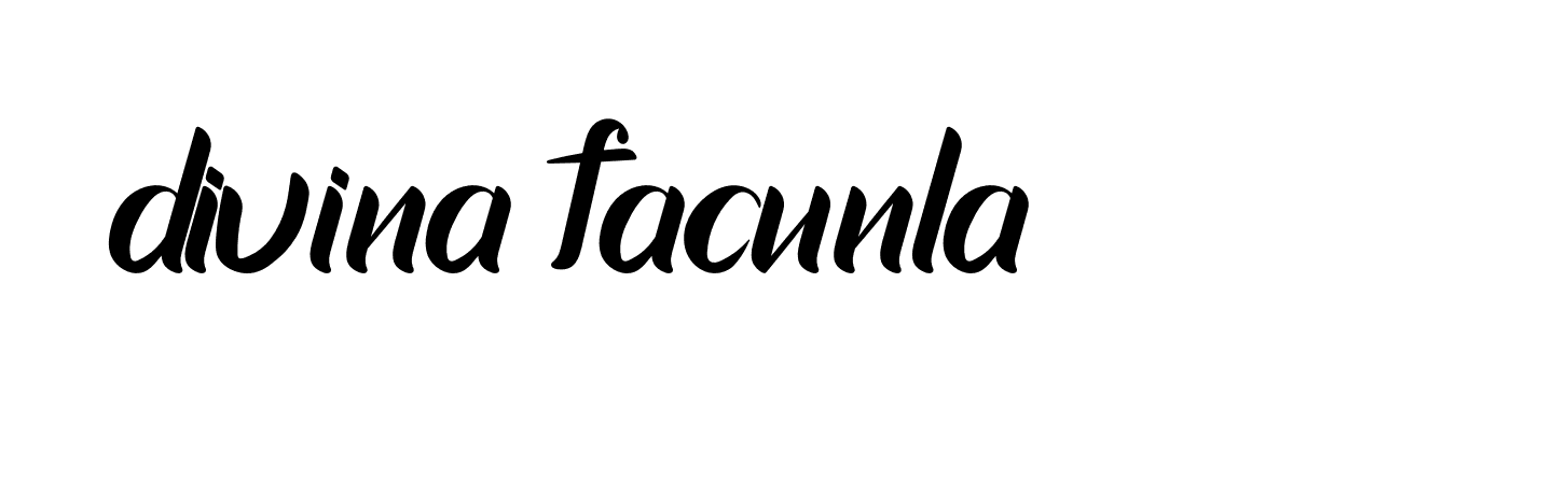 Signature of divina-facunla