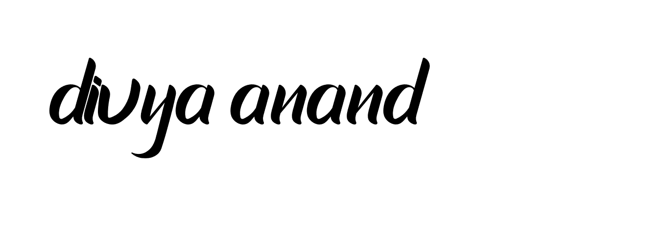 Signature of divya-anand