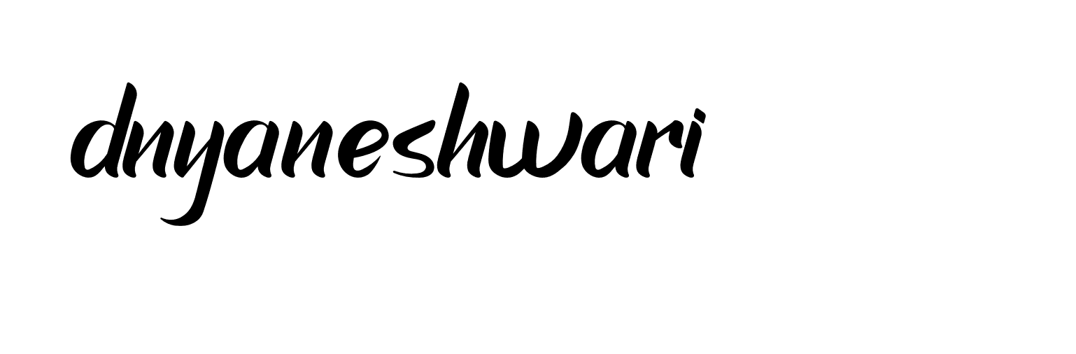 Signature of dnyaneshwari-