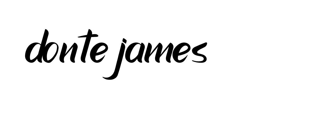 Signature of donte-james