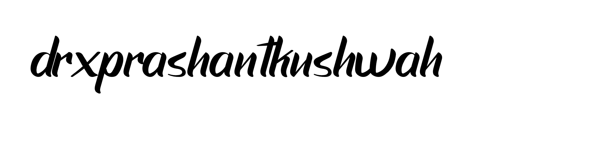 Signature of drxprashantkushwah