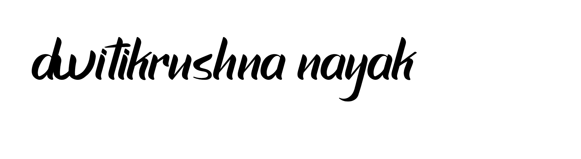 Signature of dwitikrushna-nayak-