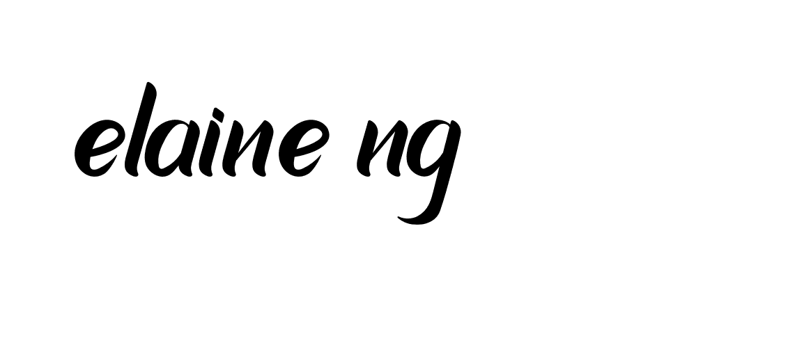 Signature of elaine-ng