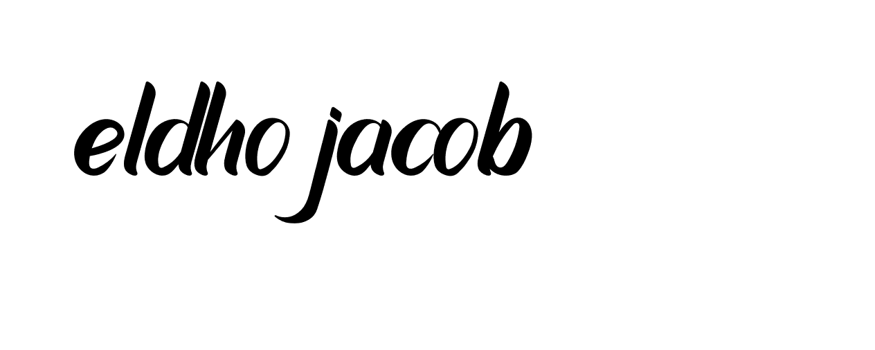 Signature of eldho-jacob