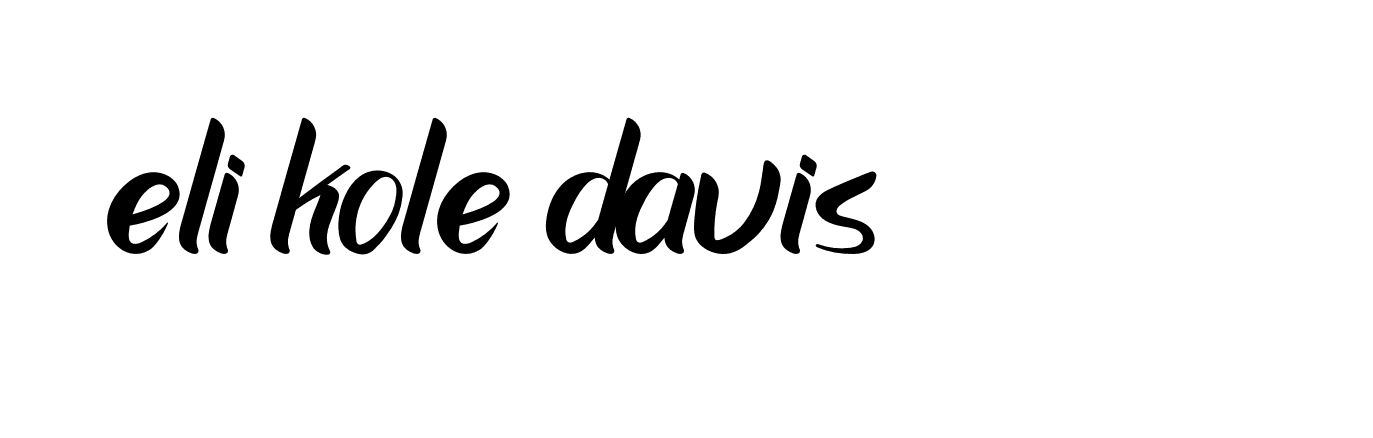 Signature of eli-kole-davis