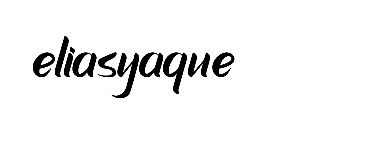 Signature of eliasyaque