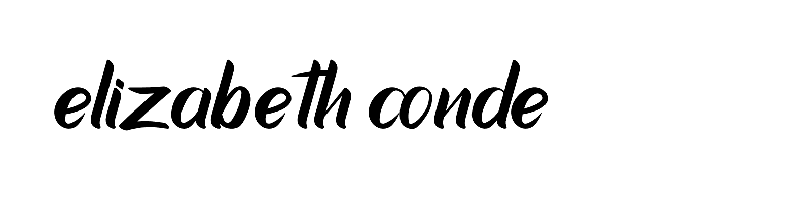 Signature of elizabeth-conde