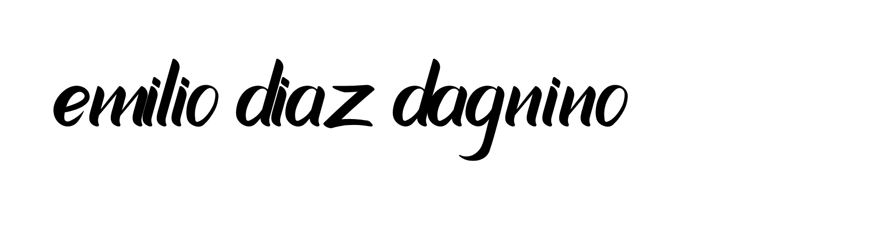 Signature of emilio-diaz-dagnino