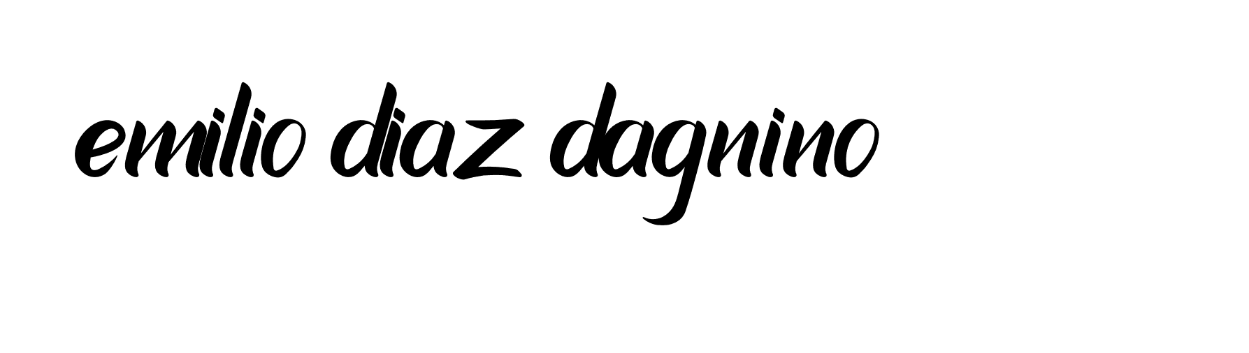 Signature of emilio-diaz-dagnino-