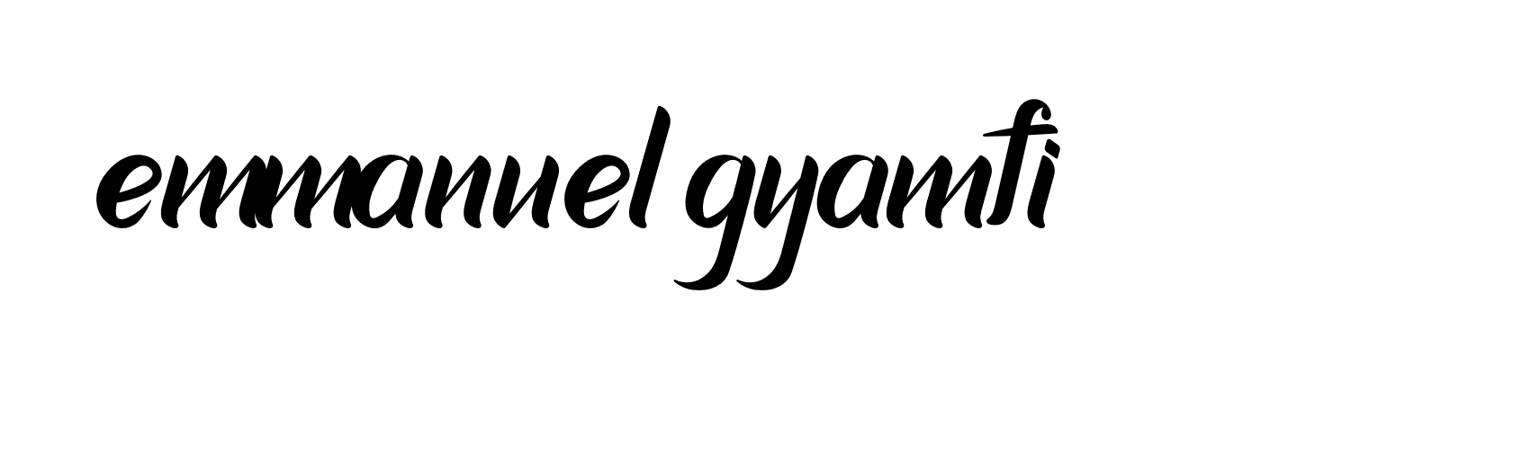 Signature of emmanuel-gyamfi-