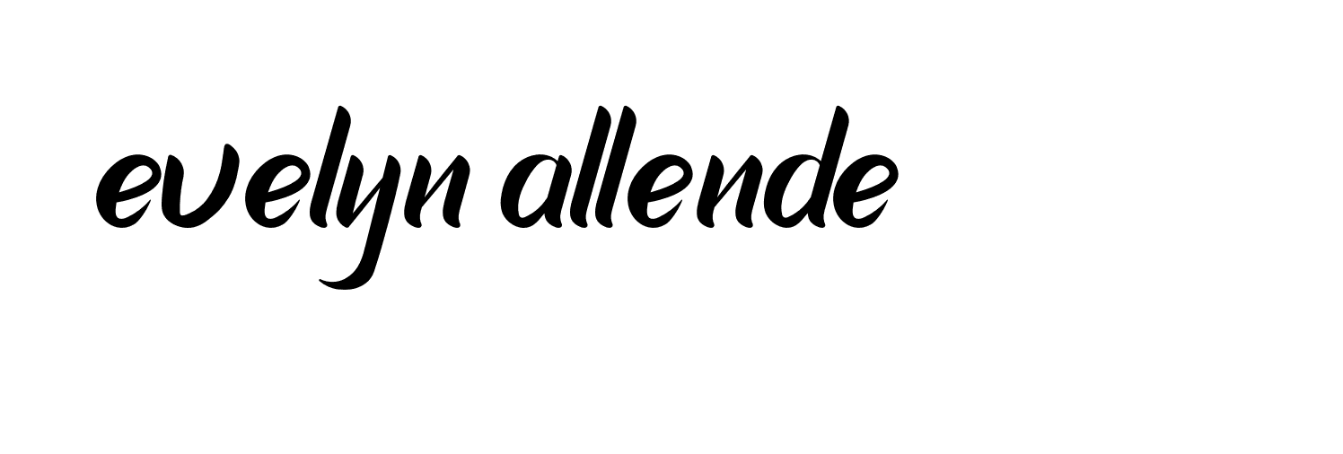 Signature of evelyn-allende