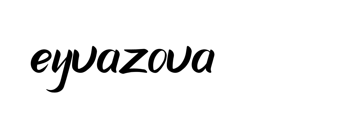 Signature of eyvazova