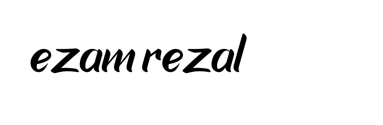 Signature of ezam-rezal