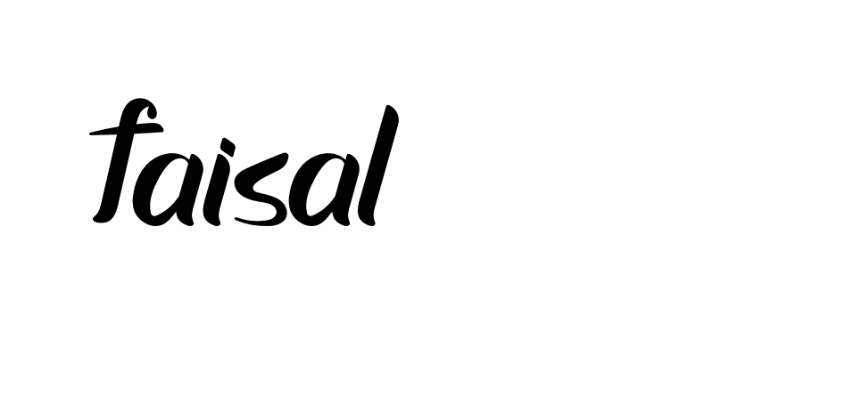 Signature of faisal-