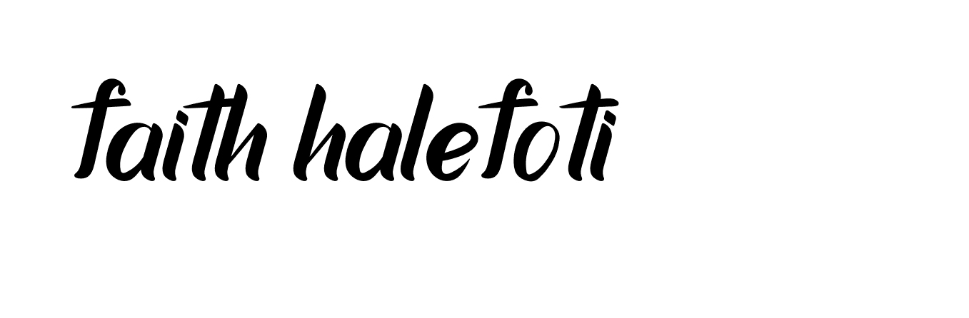 Signature of faith-halefoti