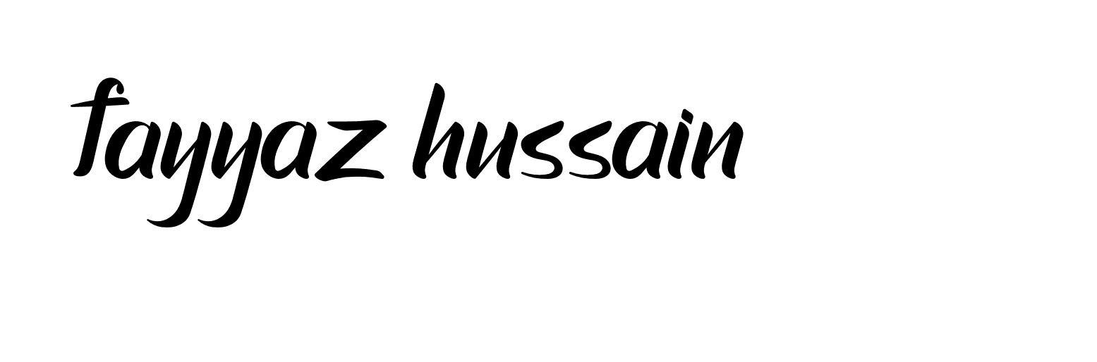 Signature of fayyaz-hussain