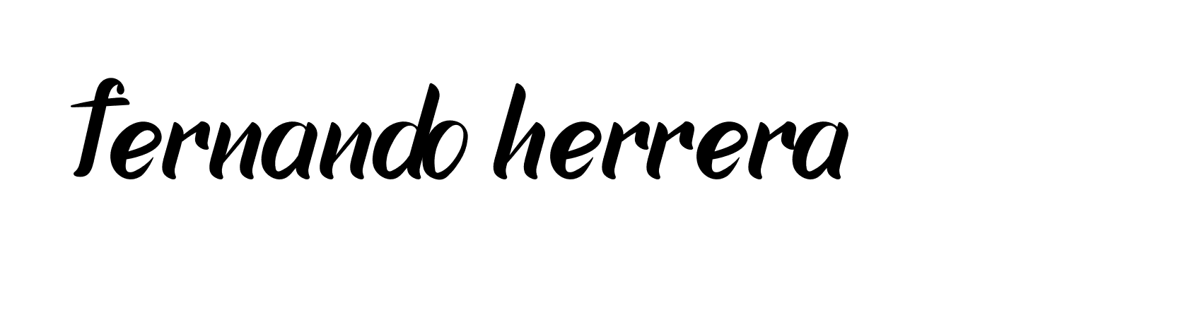 Signature of fernando-herrera