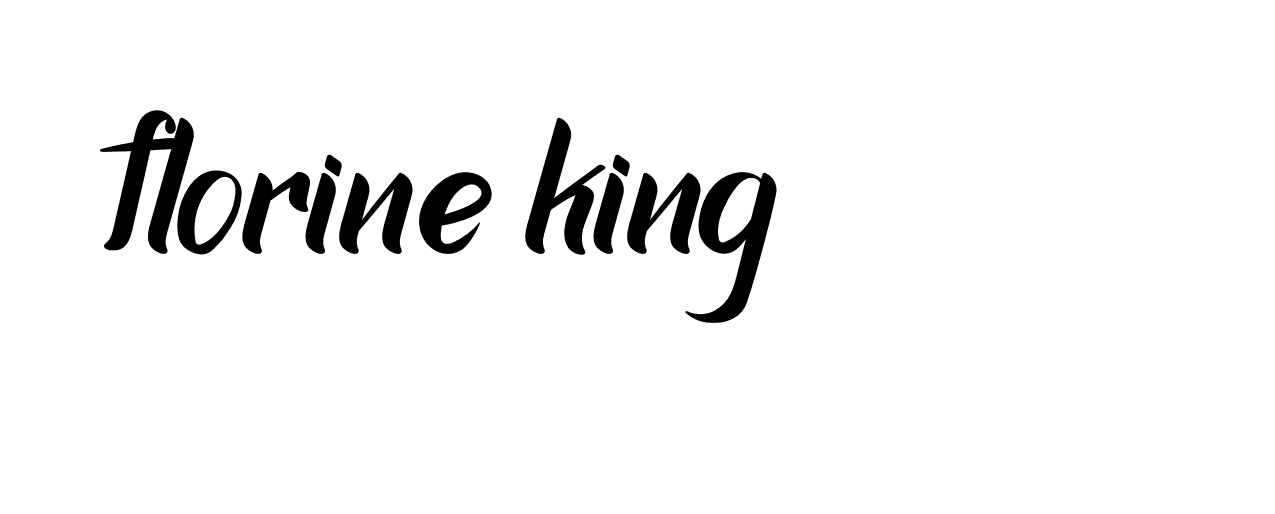 Signature of florine-king