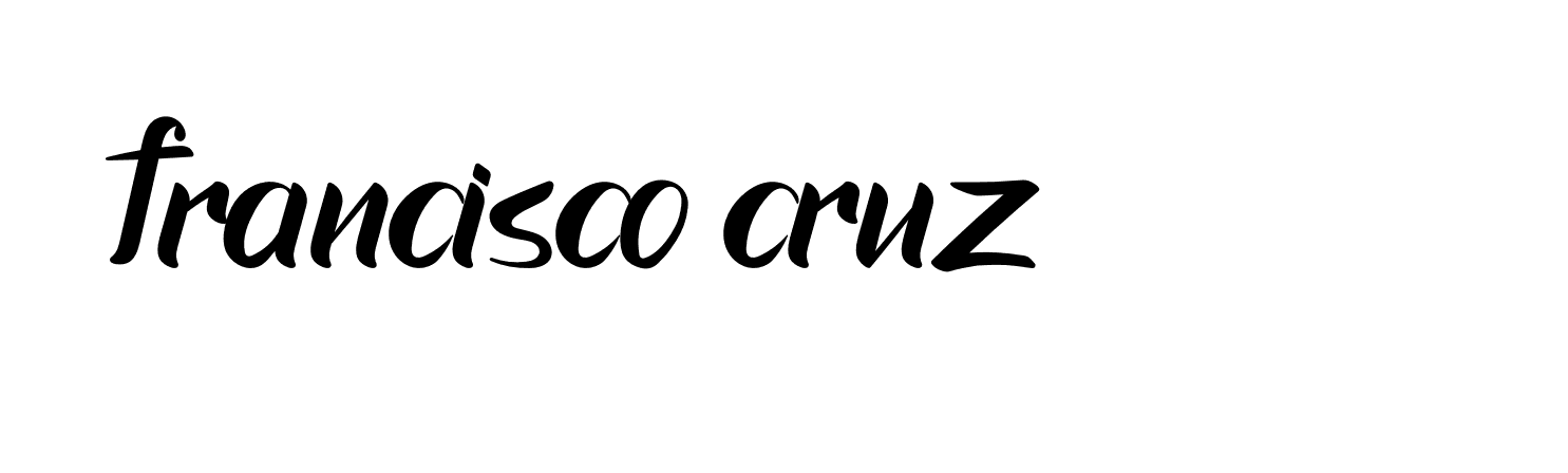 Signature of francisco-cruz