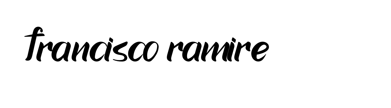 Signature of francisco-ramire