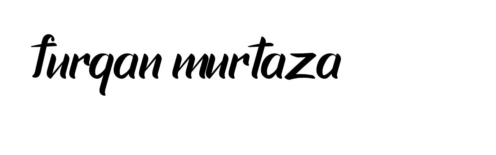 Signature of furqan-murtaza