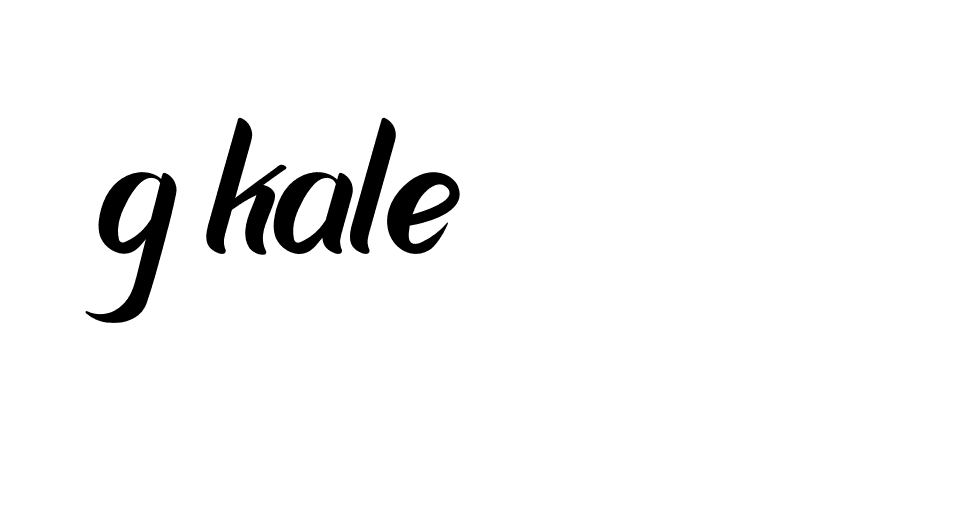 Signature of g-kale