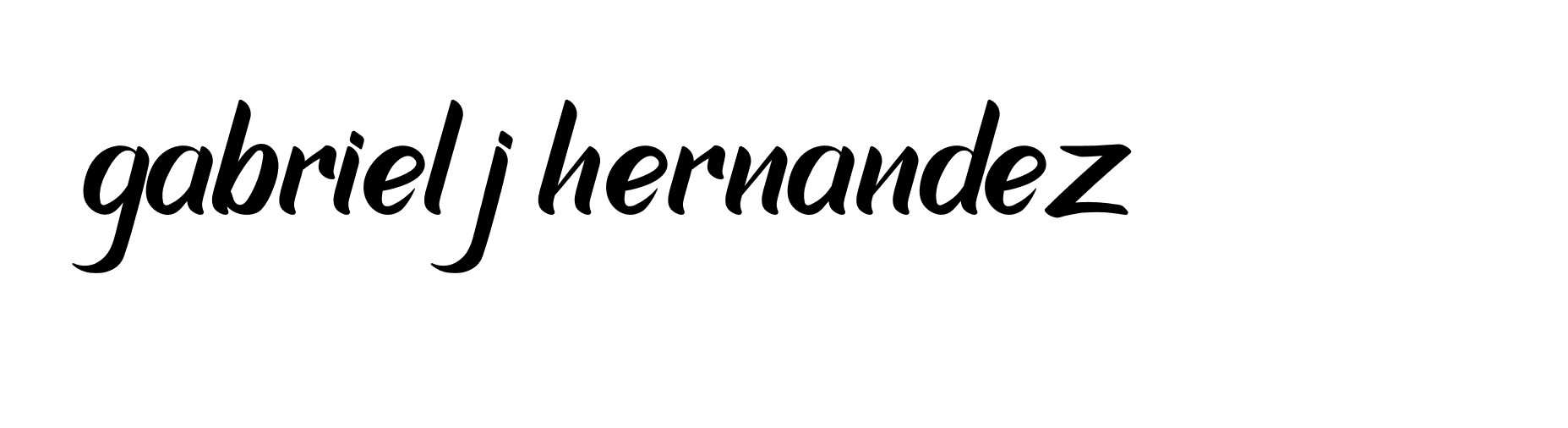 Signature of gabriel-j-hernandez